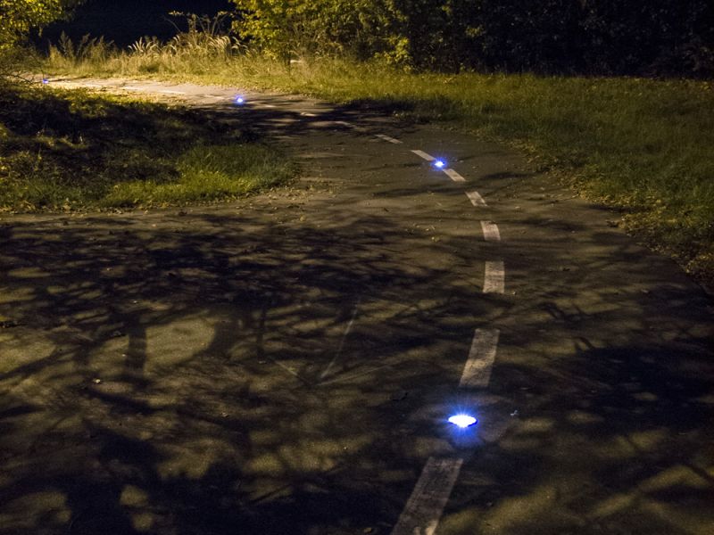 Solární osvětlení cyklostezek SolarEye80