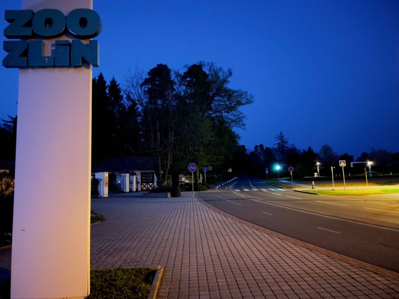 Solární osvětlení cyklostezek SolarEye80 Zlín ZOO Lešná